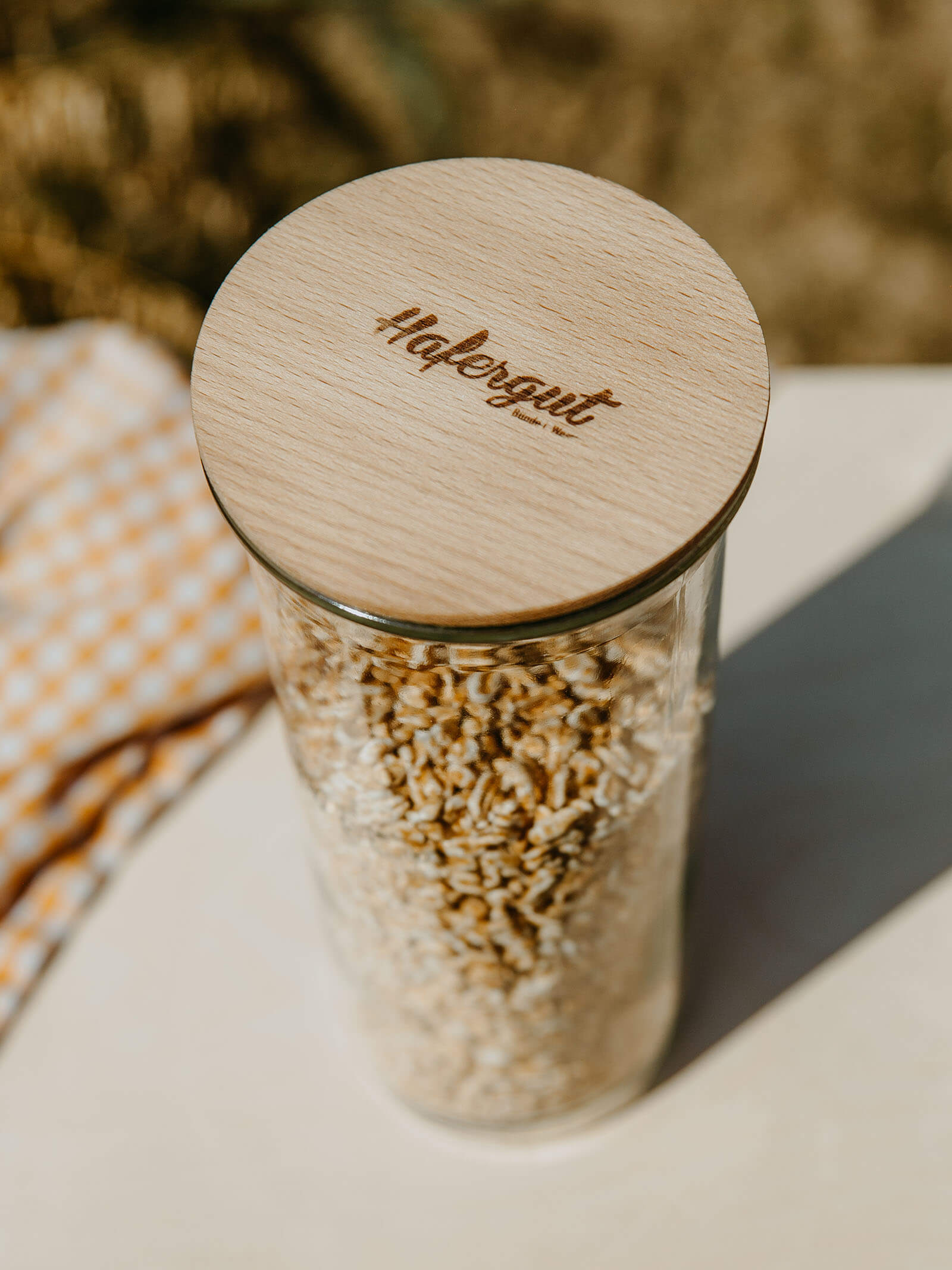 Weckglas 1.5 L + Holzdeckel