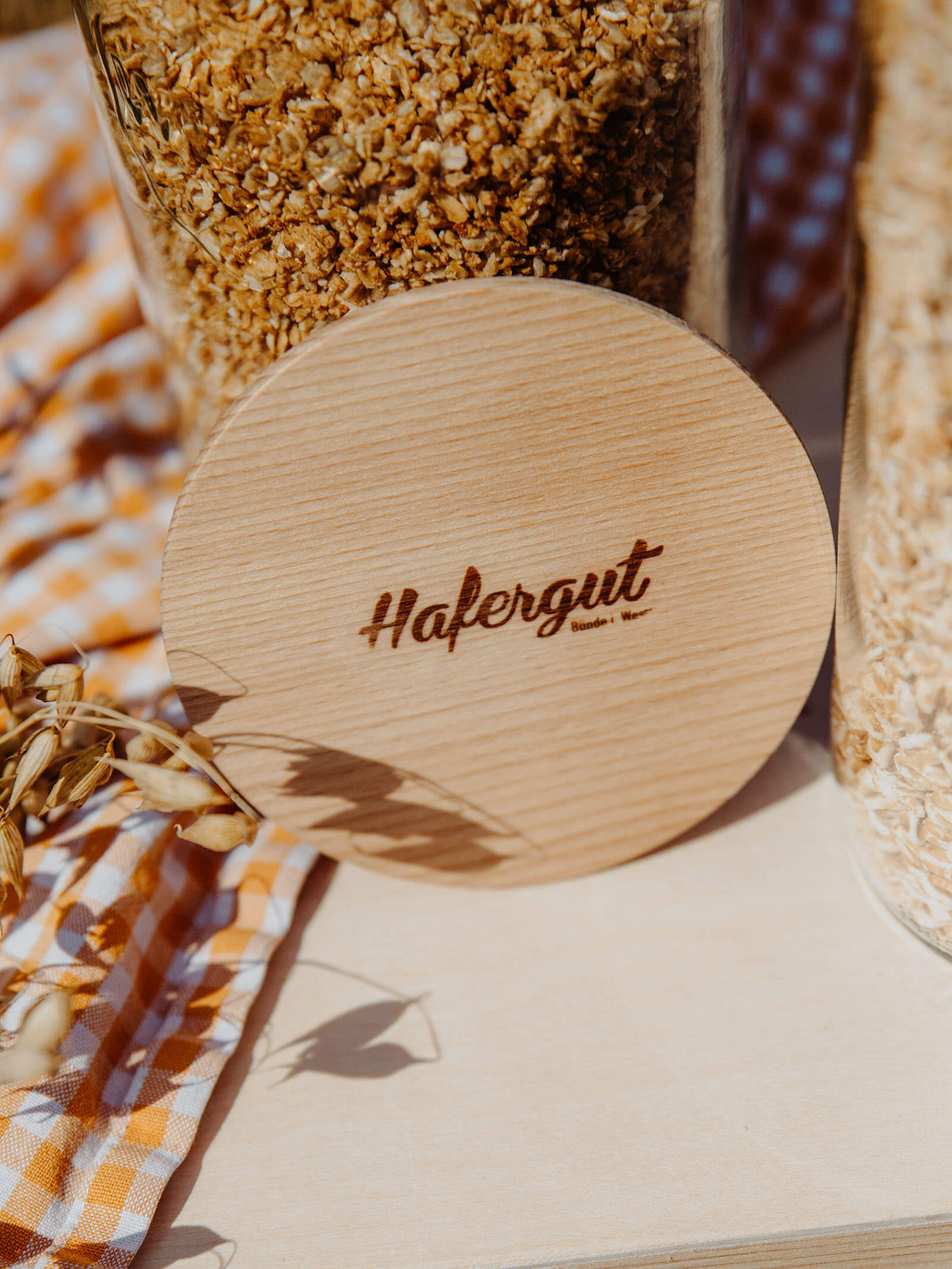 Weckglas 1.5 L + Holzdeckel