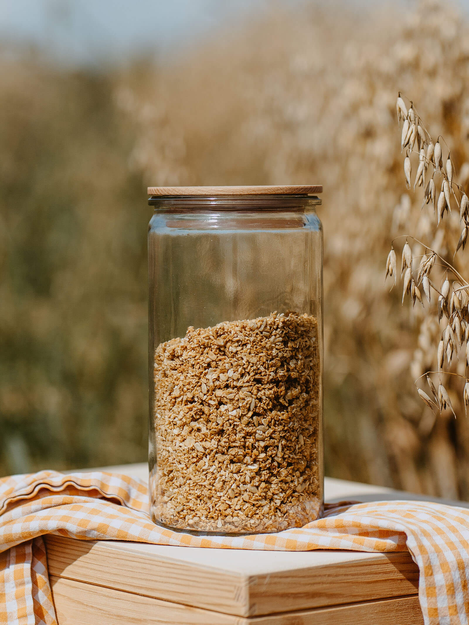 Weckglas 1.59 L + Holzdeckel