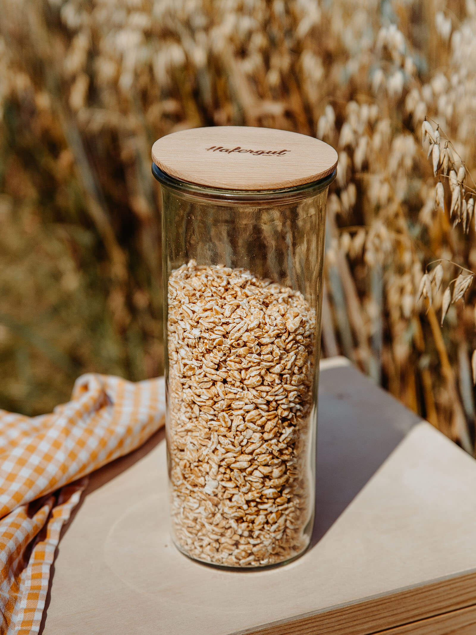 Weckglas 1.5 L + Holzdeckel