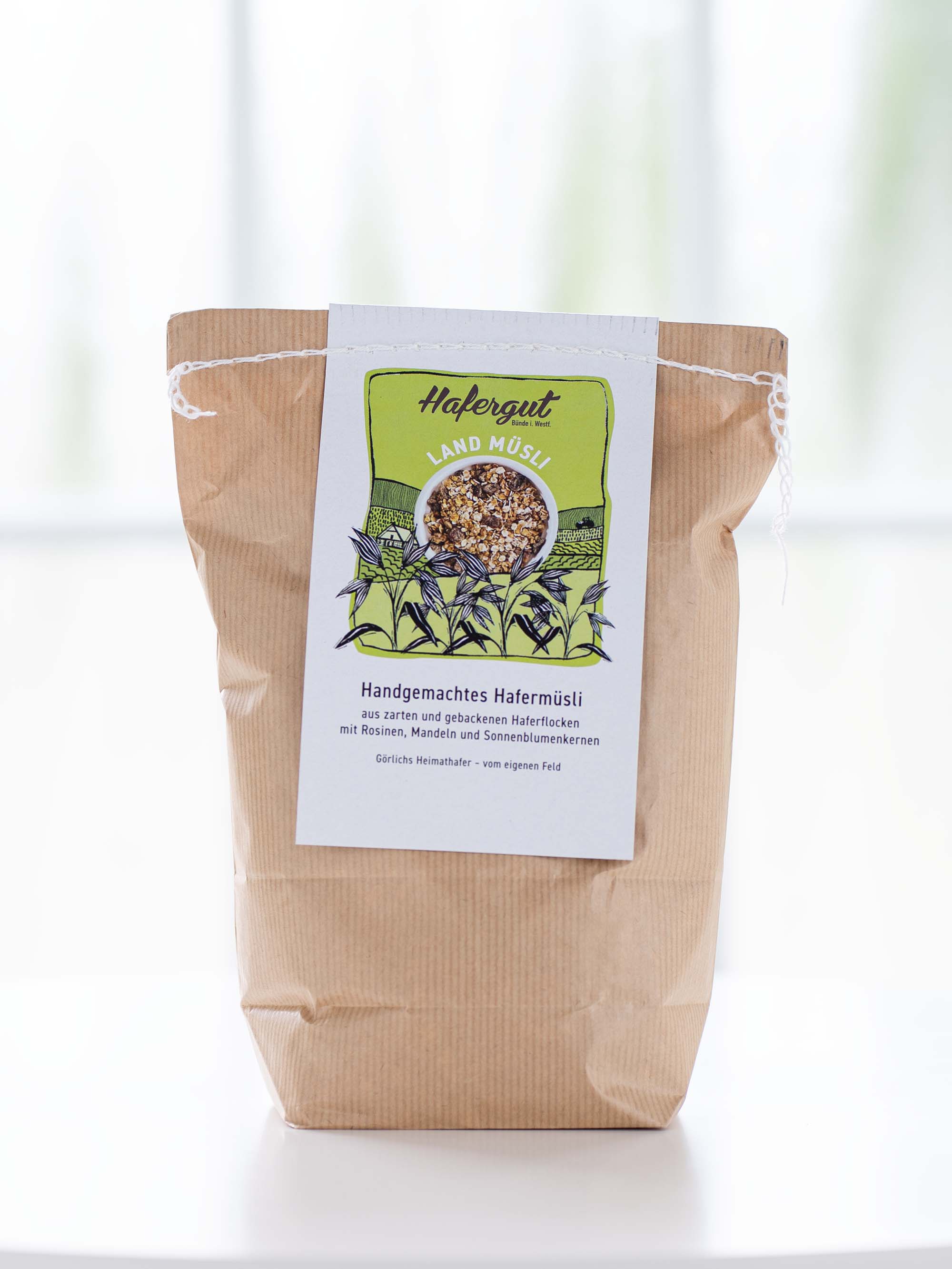 Hafer Müsli mit Rosinen