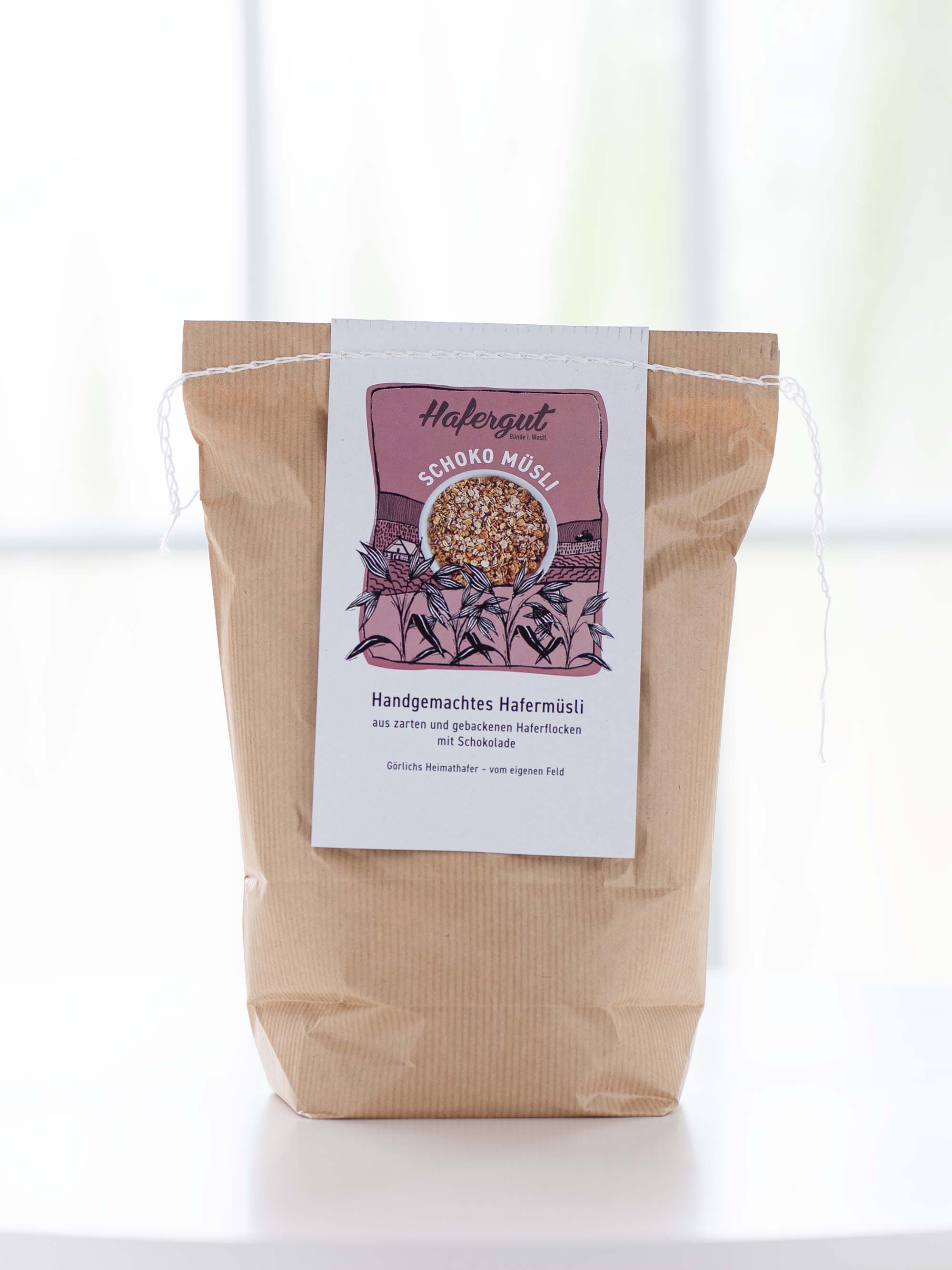 Hafer Müsli mit Schokolade